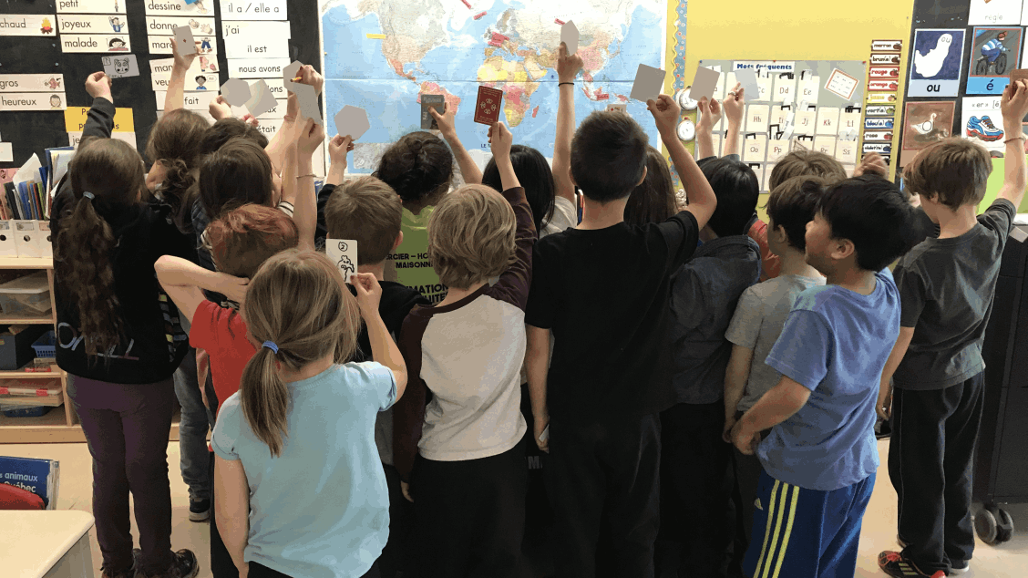 Atelier dans la classe d'Annie